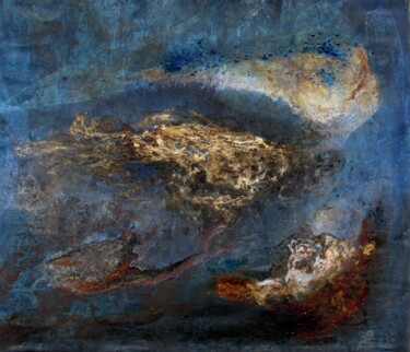 Malerei mit dem Titel "Erinyes" von Claudio Boczon, Original-Kunstwerk, Acryl Auf Karton montiert