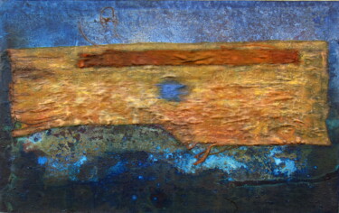 Painting titled "Nowhere landscape -…" by Claudio Boczon, Original Artwork, Acrylic Mounted on Wood Panel