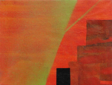Картина под названием "Purdah" - Claudio Boczon, Подлинное произведение искусства, Акрил Установлен на Деревянная панель