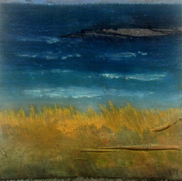 Pintura intitulada "A rip in the sky" por Claudio Boczon, Obras de arte originais, Acrílico Montado em Painel de madeira