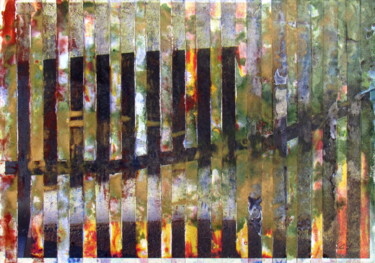 Картина под названием "Parallel Universes" - Claudio Boczon, Подлинное произведение искусства, Акрил Установлен на Деревянна…