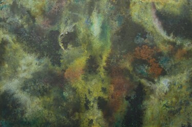 Картина под названием "Erebus - I" - Claudio Boczon, Подлинное произведение искусства, Масло Установлен на Деревянная панель