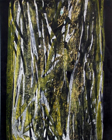 Pintura intitulada "Shroud  I" por Claudio Boczon, Obras de arte originais, Acrílico Montado em Armação em madeira