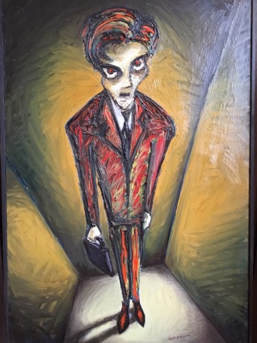 Pintura titulada "The Professional" por Claudio Lorenzini, Obra de arte original, Oleo