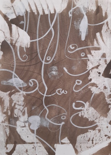 Peinture intitulée "“Monochrome”" par Claudio Pavone, Œuvre d'art originale, Acrylique