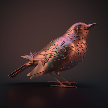 제목이 "Bird 2"인 디지털 아트 Claudio Pincas Feldman로, 원작, AI 생성 이미지