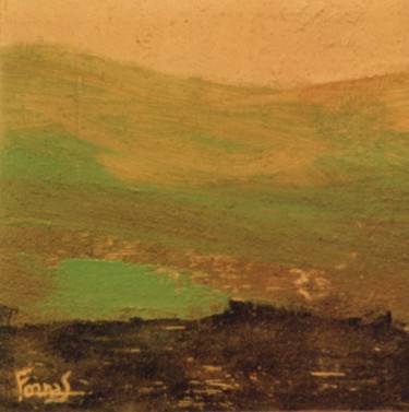 Pittura intitolato "Istria verde" da Claudio Fornas, Opera d'arte originale, Olio