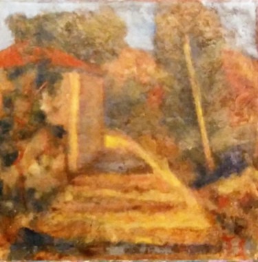 Malerei mit dem Titel "GRISIGNANA" von Claudio Fornas, Original-Kunstwerk, Öl