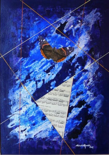 Pittura intitolato "Notte di San Lorenzo" da Claudio Guasti, Opera d'arte originale