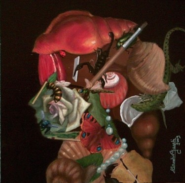 Pittura intitolato "Chimera" da Claudio Guasti, Opera d'arte originale