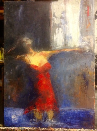Pittura intitolato "Di nuovo sola" da Claudio Lia, Opera d'arte originale