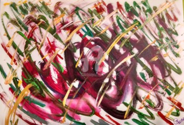 Pintura titulada "yeike-viento-en-teh…" por Claudio O. Noguerol, Obra de arte original