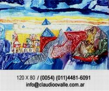 Pintura titulada ""EL CASTILLO DEL DU…" por Claudio Ovalle, Obra de arte original