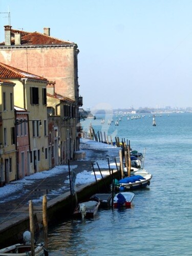 Fotografia intitolato "fine canale" da Claudio Benvenuto Rossi, Opera d'arte originale