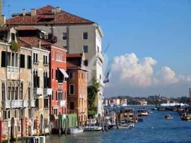 Fotografia intitolato "palazzo rosa" da Claudio Benvenuto Rossi, Opera d'arte originale