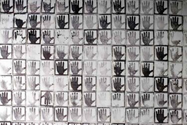 Pittura intitolato "mano-libera.jpg" da Claudio Benvenuto Rossi, Opera d'arte originale