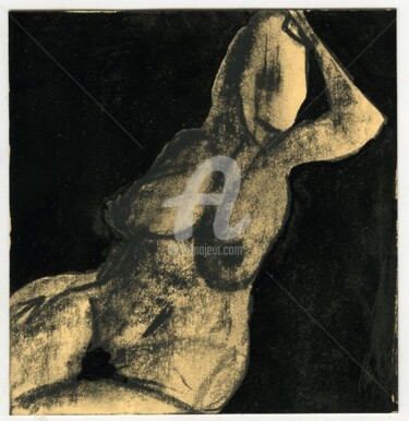 Disegno intitolato "mulie-14.jpg" da Claudio Benvenuto Rossi, Opera d'arte originale