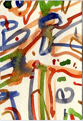 Pittura intitolato "acquarel-11.jpg" da Claudio Benvenuto Rossi, Opera d'arte originale