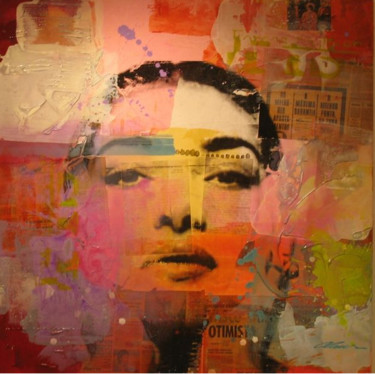 Painting titled "Maria Callas" by Claus Costa, Original Artwork, Acrylic