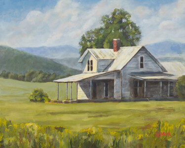 Painting titled "The Essence of East…" by Clayt Lennox, Original Artwork, Acrylic Mounted on Other rigid panel