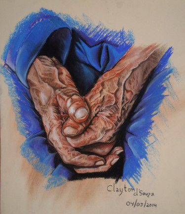 Pintura intitulada "mãos.png" por Clayton André De Souza, Obras de arte originais, Outro