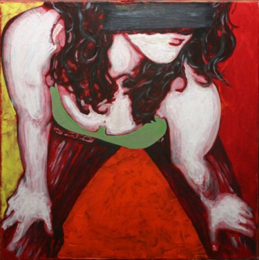 Painting titled "posture" by Clem, Original Artwork