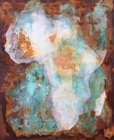 Malerei mit dem Titel "Africa" von Clemens Scheer, Original-Kunstwerk