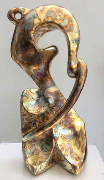 Skulptur mit dem Titel "Aurum" von Clemens Scheer, Original-Kunstwerk