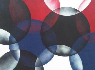 Malerei mit dem Titel "Bubbles" von Clemens Scheer, Original-Kunstwerk, Acryl