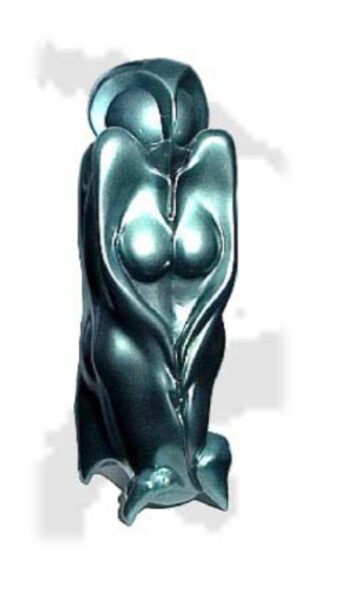Скульптура под названием "UHU" - Clemens Teichmann, Подлинное произведение искусства, Смола
