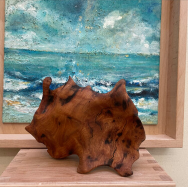 Скульптура под названием "Coral" - Clemens Voigt, Подлинное произведение искусства, Дерево