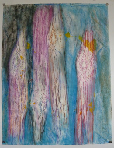 Рисунок под названием "Hommage à Loplop" - Clément Barut, Подлинное произведение искусства, Цветные карандаши