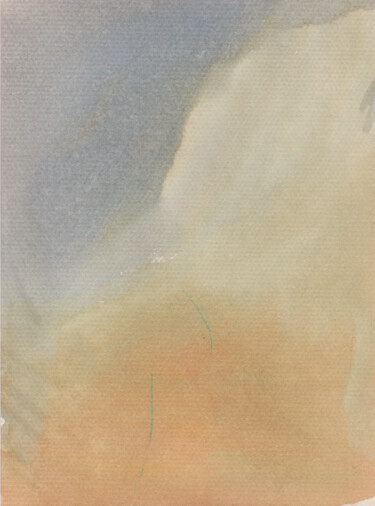 Peinture intitulée "flou" par Clément Barut, Œuvre d'art originale, Encre