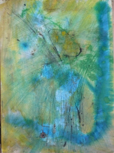 Картина под названием "turkish-turquoise" - Clément Barut, Подлинное произведение искусства, Чернила