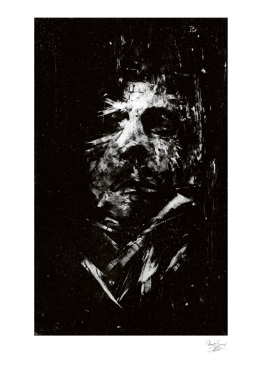 Incisioni, stampe intitolato "Portrait I" da Clement Scarpi, Opera d'arte originale, incisione