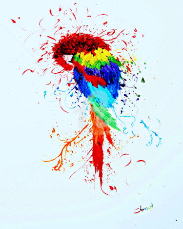 "The Beautiful Color…" başlıklı Tablo Clement Tsang tarafından, Orijinal sanat, Petrol
