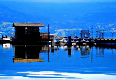 Photography titled "Osoyoos Lake and Pi…" by Clement Tsang, Original Artwork, Digital Photography