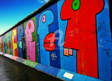 Fotografie mit dem Titel "EU07-Wall Art on St…" von Clement Tsang, Original-Kunstwerk, Digitale Fotografie