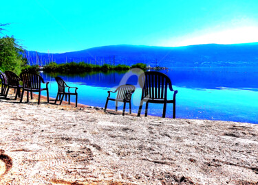 Photography titled "Chairs Facing Osoyo…" by Clement Tsang, Original Artwork, Digital Photography