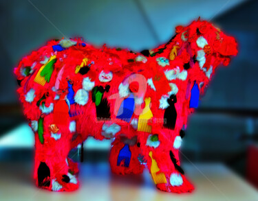 Photographie intitulée "The Red Lion Displa…" par Clement Tsang, Œuvre d'art originale, Photographie numérique