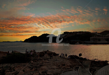 Fotografia intitolato "HK01-Watching Sunse…" da Clement Tsang, Opera d'arte originale, Fotografia digitale
