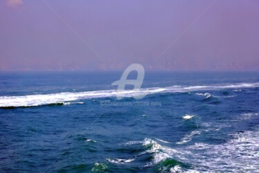 Photography titled "HK37-Sea Wave by th…" by Clement Tsang, Original Artwork, Digital Photography