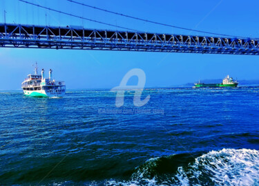 Photography titled "Two Ships Passing b…" by Clement Tsang, Original Artwork, Digital Photography