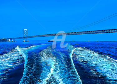 Photography titled "Long Bridge and Sea…" by Clement Tsang, Original Artwork, Digital Photography