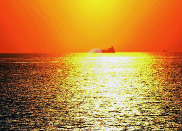 Photography titled "Beautiful Sunset Mo…" by Clement Tsang, Original Artwork, Digital Photography