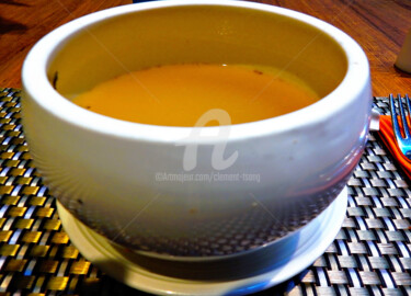 Photography titled "A Bowl of Hot Soup…" by Clement Tsang, Original Artwork, Digital Photography