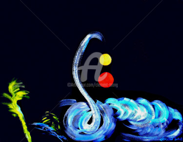 Malerei mit dem Titel "O-Color Balls" von Clement Tsang, Original-Kunstwerk, Öl