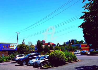 Photography titled "A Small Town Centre" by Clement Tsang, Original Artwork, Digital Photography
