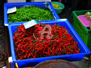 Φωτογραφία με τίτλο "Selling of Red Pepp…" από Clement Tsang, Αυθεντικά έργα τέχνης, Ψηφιακή φωτογραφία