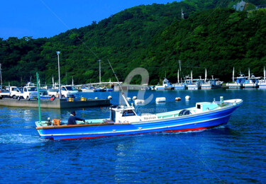 Photography titled "Japan - Fishing Boa…" by Clement Tsang, Original Artwork, Digital Photography